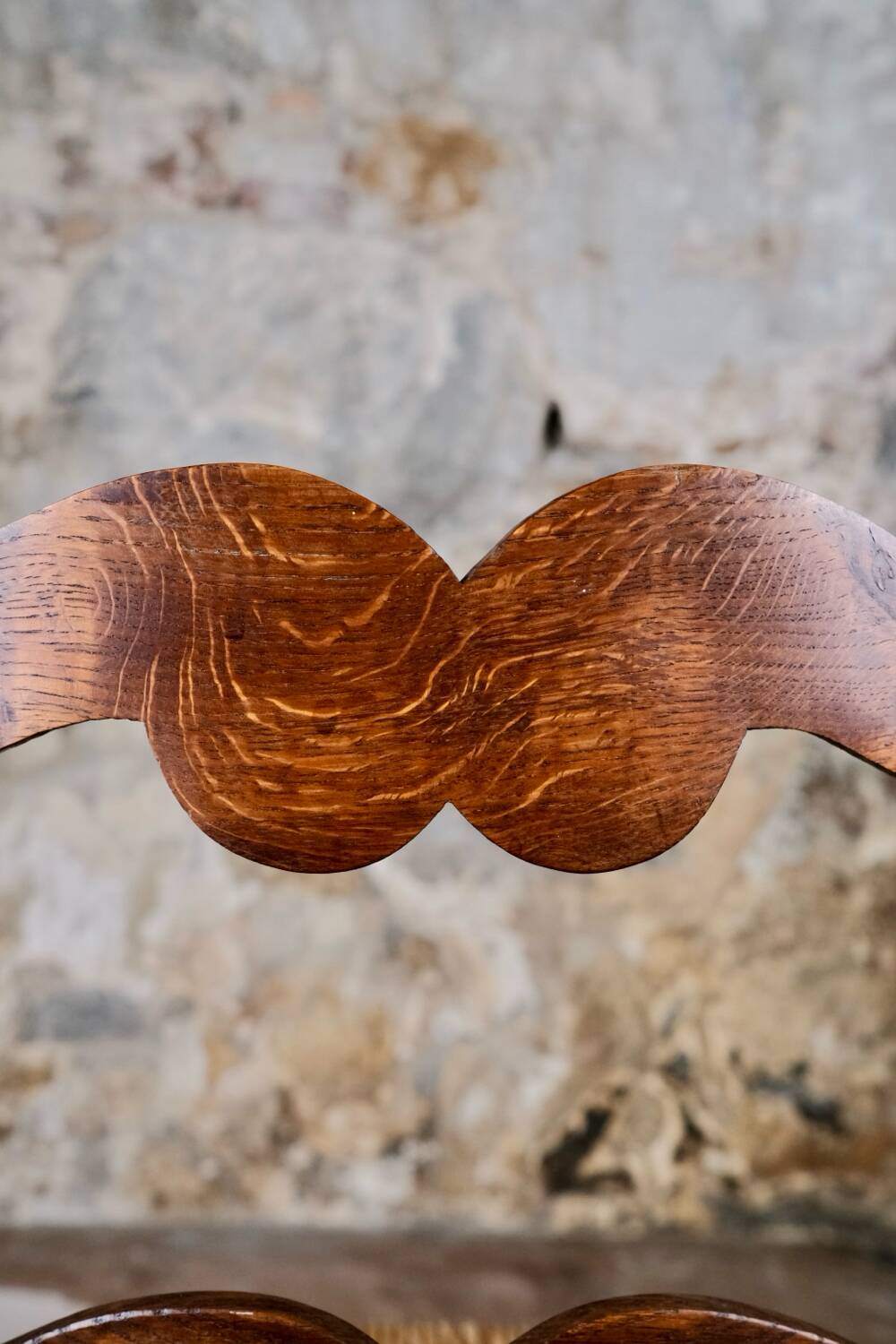 Pair of folk art chairs, France, mid-20th century