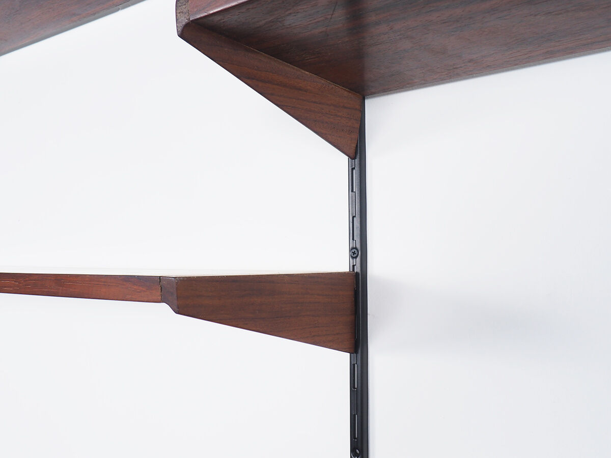 Rosewood Wall System by Kai Kristiansen for Feldballes Møbelfabrik, 1960s