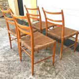 Set of 4 chairs Gracell by Yngve Eckstrom for Gemla, 1950