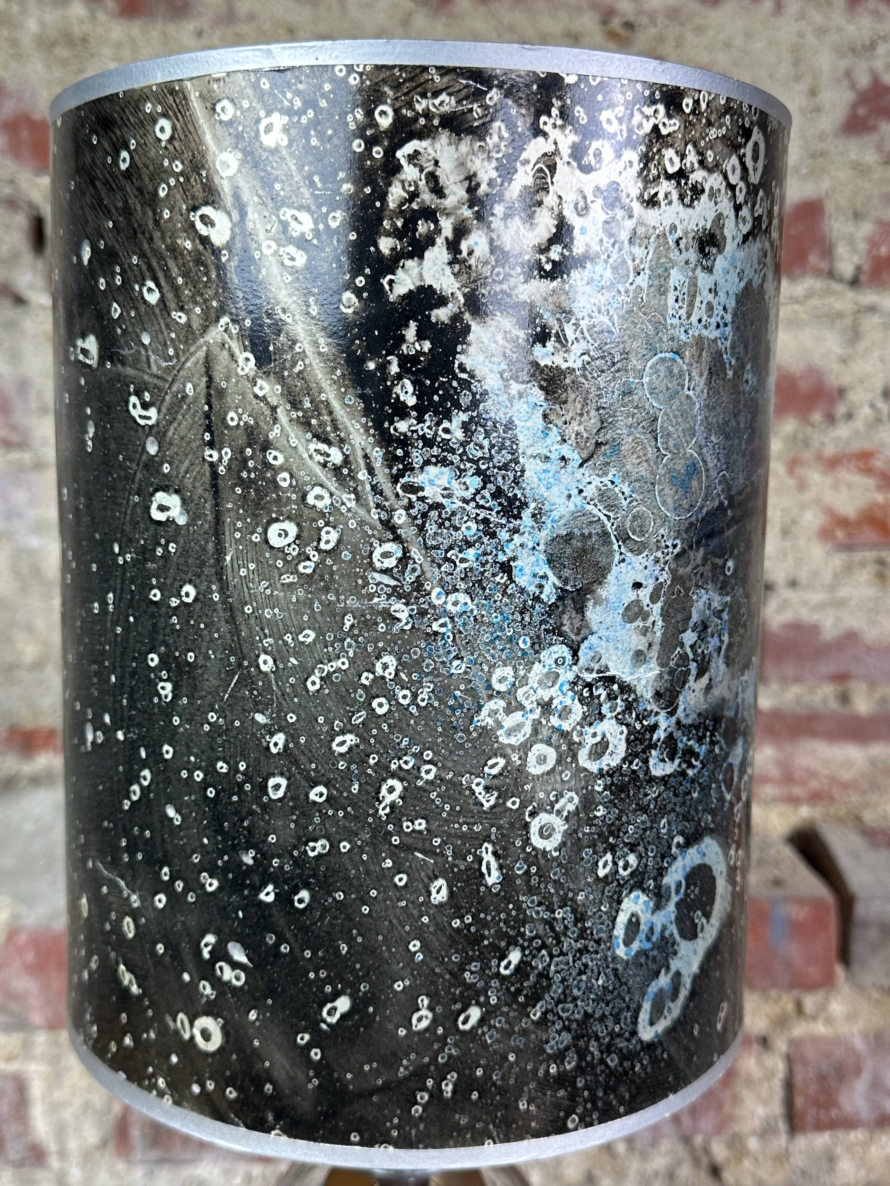 Vintage 70'S chrome metal lamp