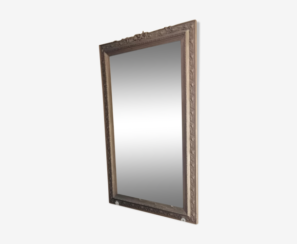 Miroir ancien doré 75x124cm