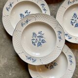 5 hollow plates Villeroy & Boch in porcelain