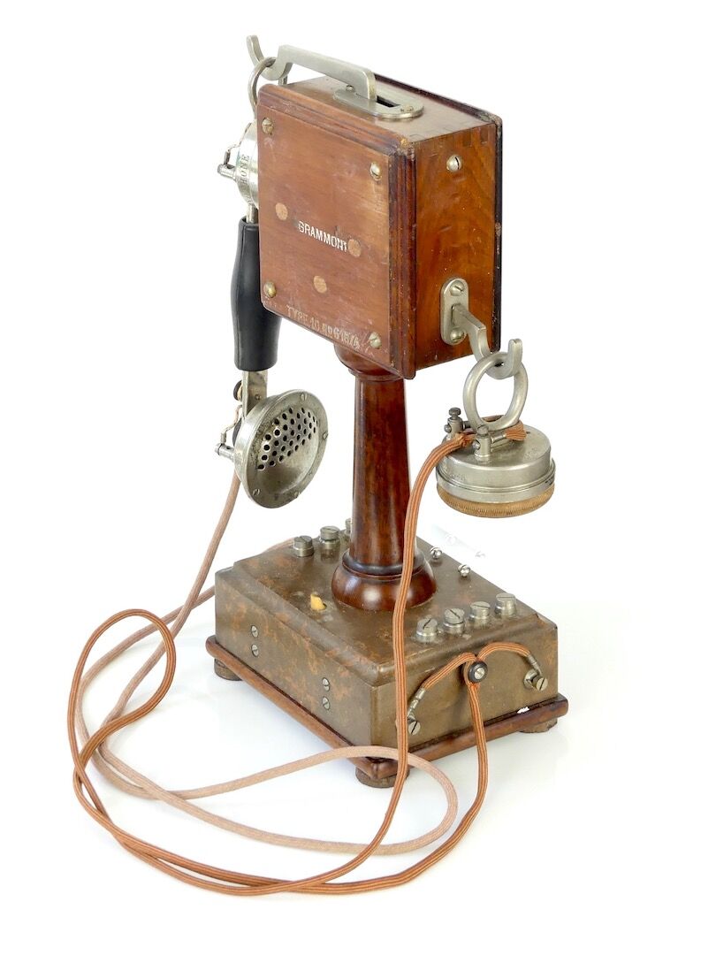 Téléphone Grammont Type 10 de 1922 - Appareil ancien de collection - France