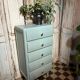 Chiffonnier vintage 1950-60 vert sauge