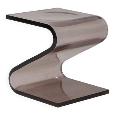 Tabouret en plexiglas françois arnal, 1970s