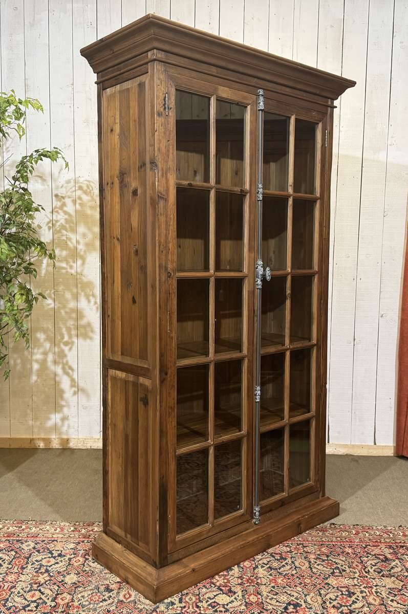 Modern pine library from the 1980s
