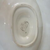 Sarreguemines earthenware gravy boat - OBERNAI