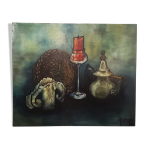huile sur toile nature