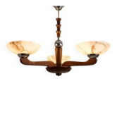 Suspension Art Déco, Pologne, années 1950.