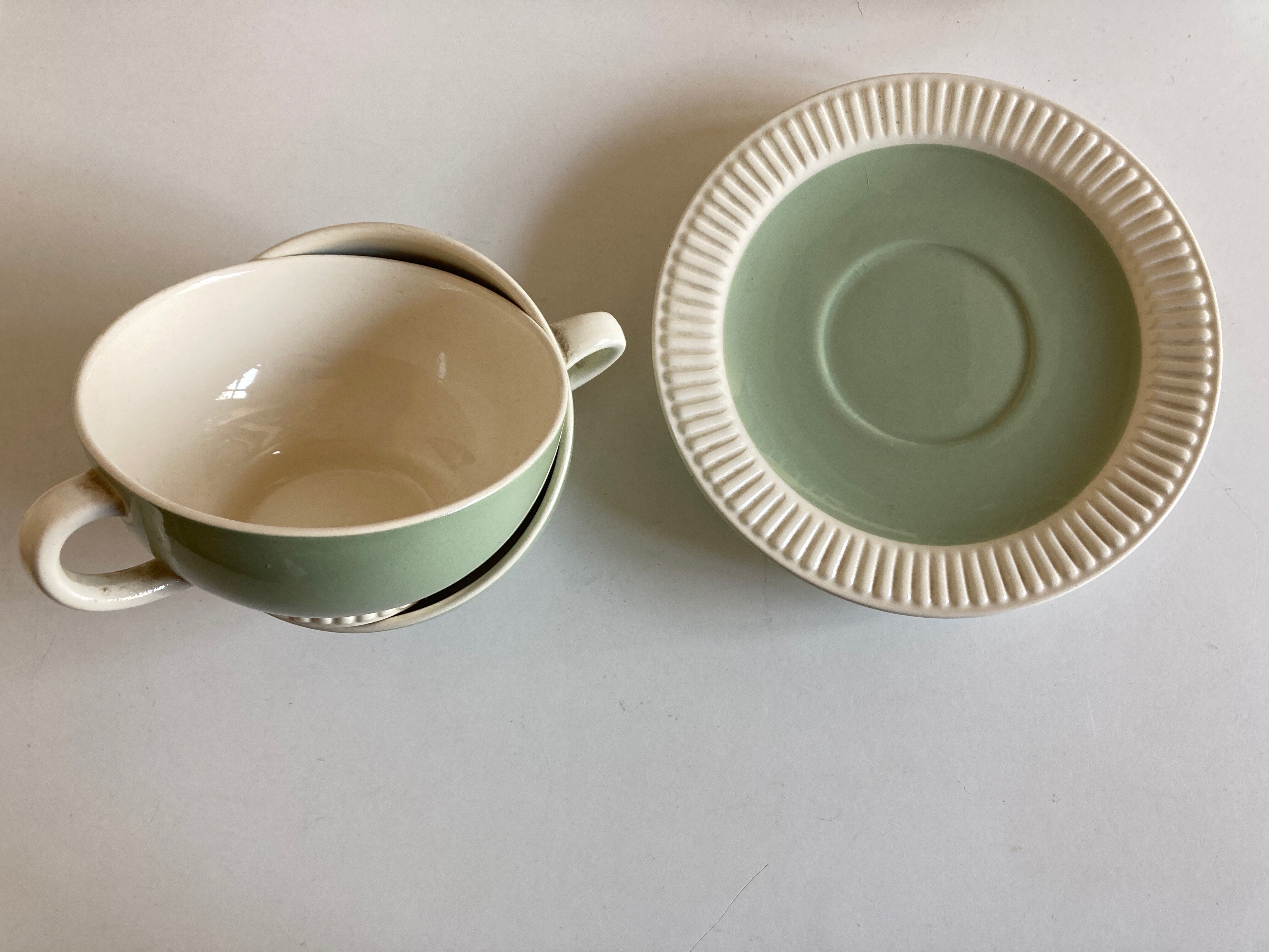 Pair of capri V&B Villeroy 1950 lunch cups