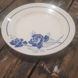 Round dish Badonviller model Roses