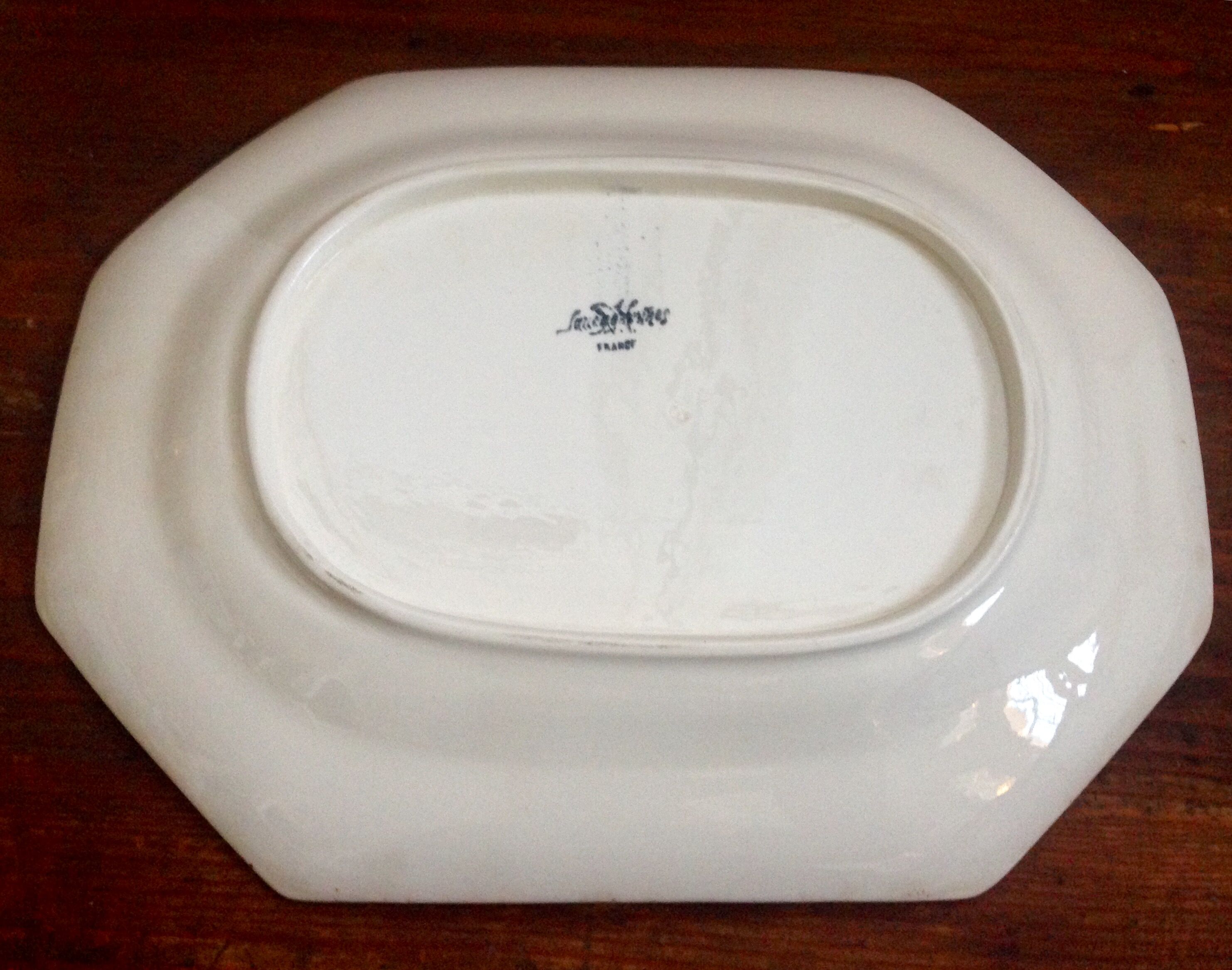 Dishes Sarreguemines circa 1900