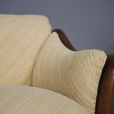 Wooden sofa and armchairs by Mobil Girgi, 70s. Set of 3