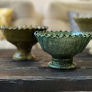 Coupe dentelee sur pied tamegroute - vert