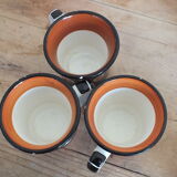 Service à café vintage Space Age 1970 SMF Schramberg Sambesi