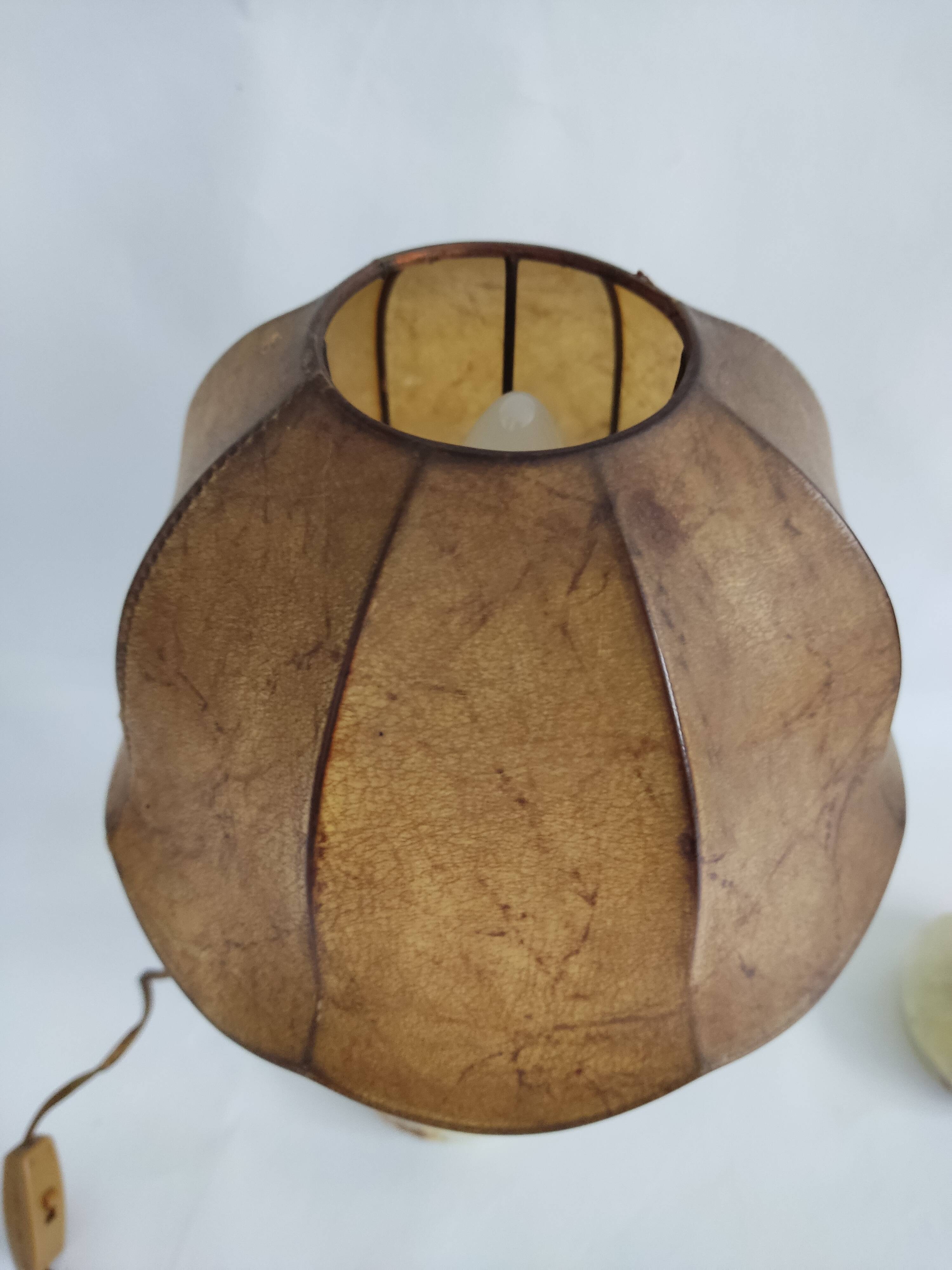 Pair of marble lamps