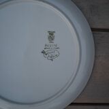 9 Sarreguemines plates, Régine model (Rare)