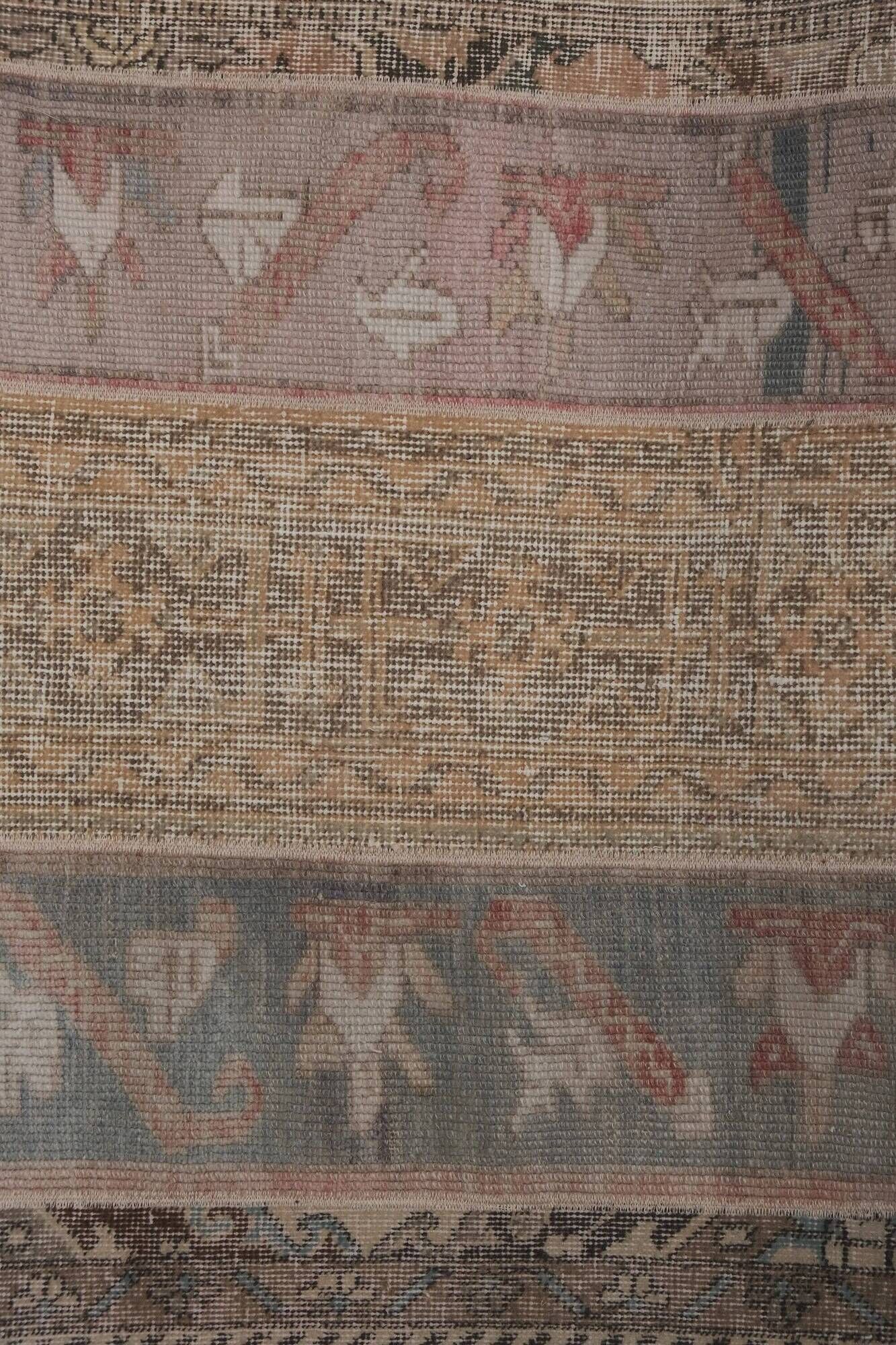 Vintage Turkish hallway rug 75x1 cm