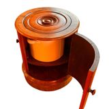 Somno bedside table from the 19th century in mahogany.