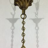 Chandelier With 4 Lights Bronze And Tassels