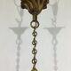 Chandelier With 4 Lights Bronze And Tassels