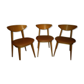 Set of 3 Scandinavian chairs