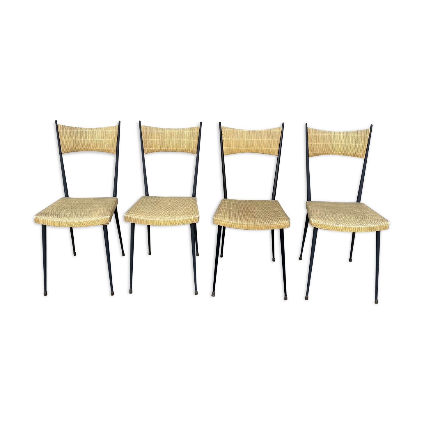 4 chairs Vintage Colette Gueden