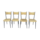 4 chaises vintage Colette Gueden