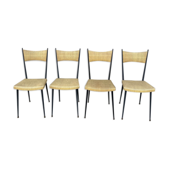 4 chaises vintage Colette Gueden