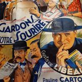 Very large cinema poster Let's keep smiling