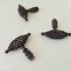 Antique twisted wrought iron door handle
