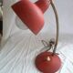 50's red granite paint desk lamp from the brand: aluminor nice