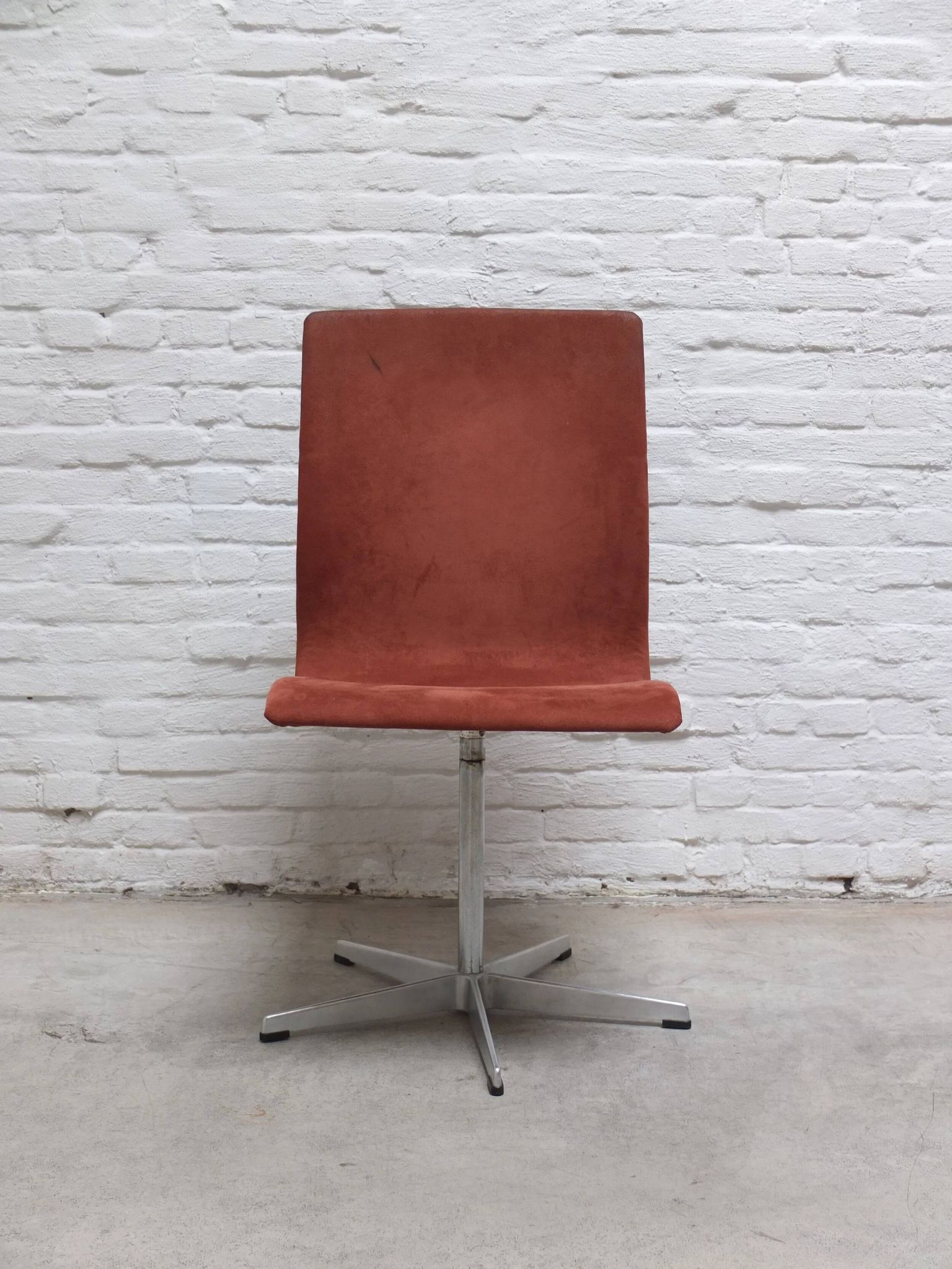 Early set of 4 'Oxford' swivel chairs by Arne Jacobsen for Fritz Hansen, 1966