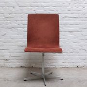 Early set of 4 'Oxford' swivel chairs by Arne Jacobsen for Fritz Hansen, 1966