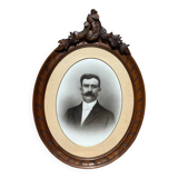 Framed man