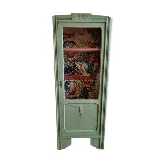 Patinated Art Deco style showcase