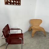 Old teak frame "fish" Scandinavian design of the 60s vintage decoration