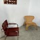 Old teak frame "fish" Scandinavian design of the 60s vintage decoration