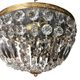 Crystal basket chandelier