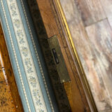 Louis XVI period chest of drawers in walnut and gilded brass nets circa 1780