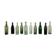 Série de dix bouteilles anciennes