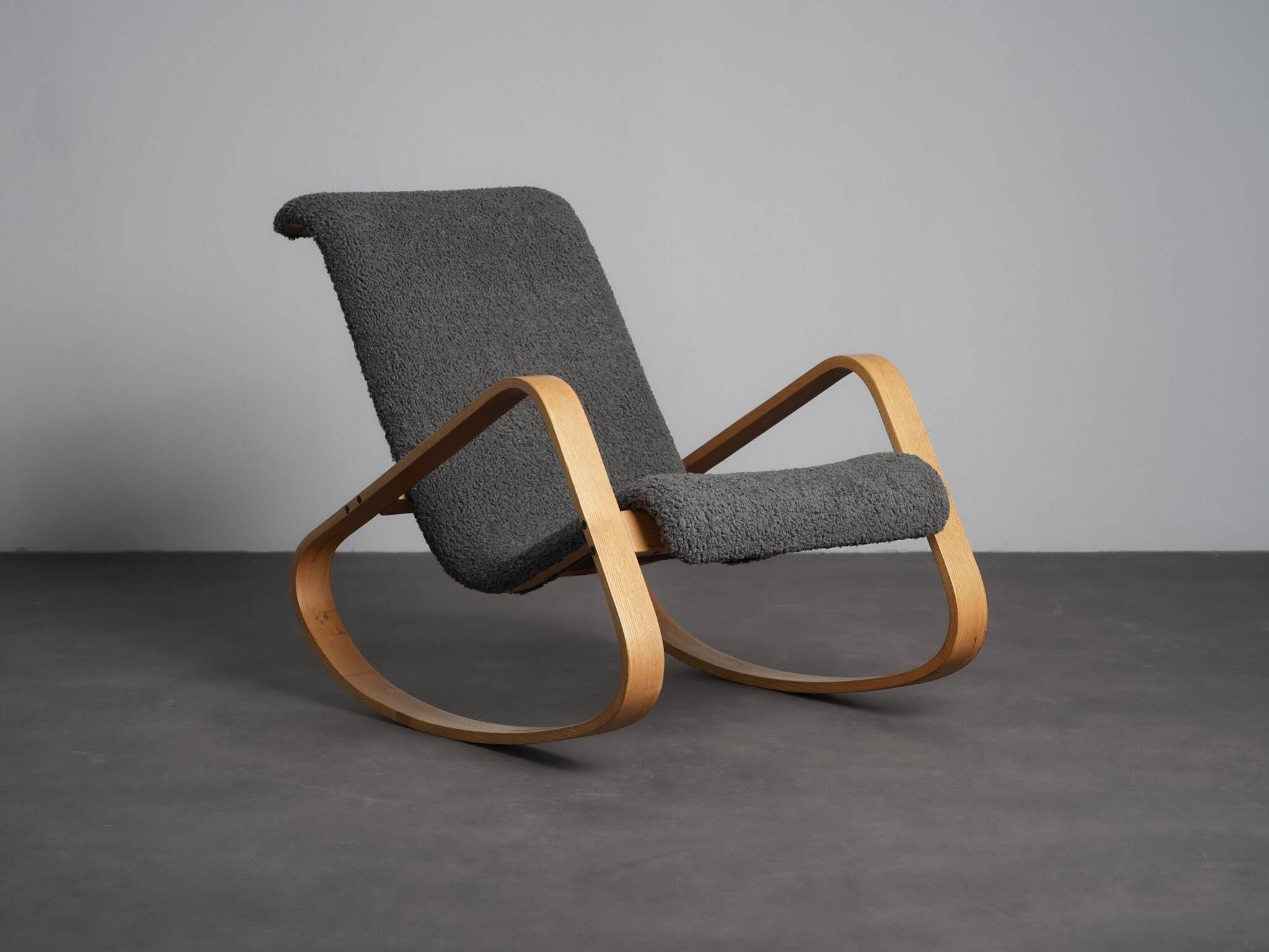 “Dondolo” bentwood rocking chair by Luigi Crassevig for Crassevig, Italy, 1970s