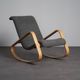 “Dondolo” bentwood rocking chair by Luigi Crassevig for Crassevig, Italy, 1970s