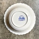 English earthenware bowl MYOTT Royal Mail white and blue