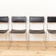 Leather dining chairs by Giandomenico Belotti  for Alias