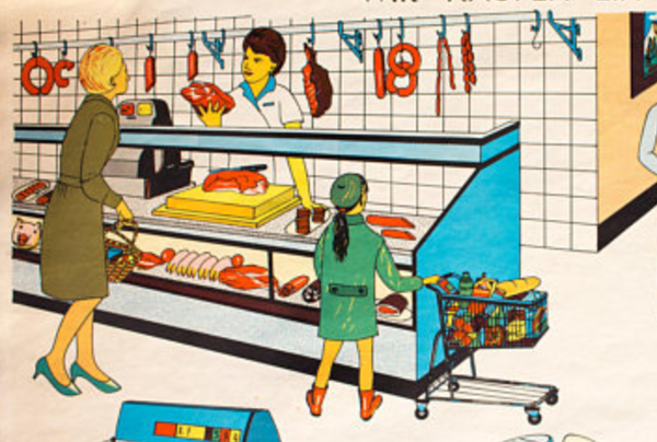 Affiche Offset publiée par P. Stockmann Bochum 1964