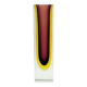 Vase en verre Sommerso XXL du milieu du siècle par F. Poli pour Mandruzzato, années 1970.
