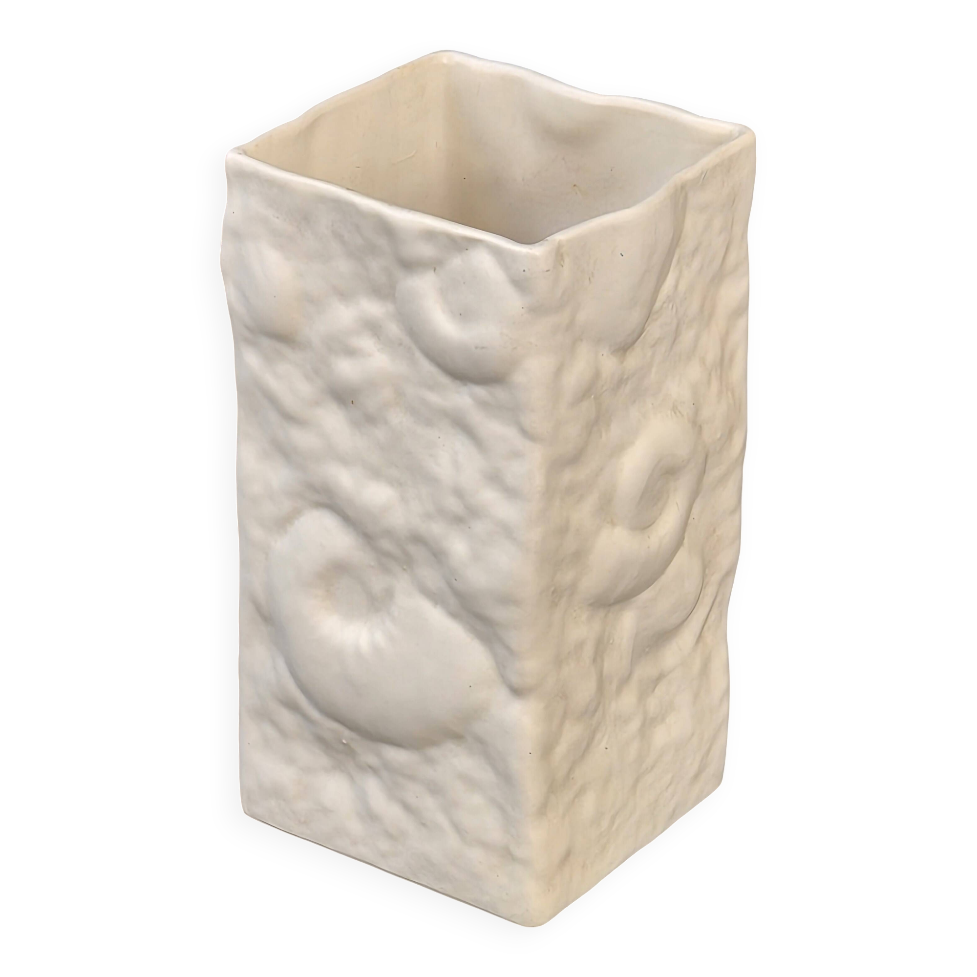 Vintage Italian fossil vase 1960