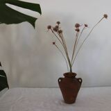 Old little terracotta jar