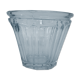 Jam jar in glass evased form
